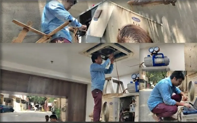 AC service technician in Kukatpally, Hyderabad