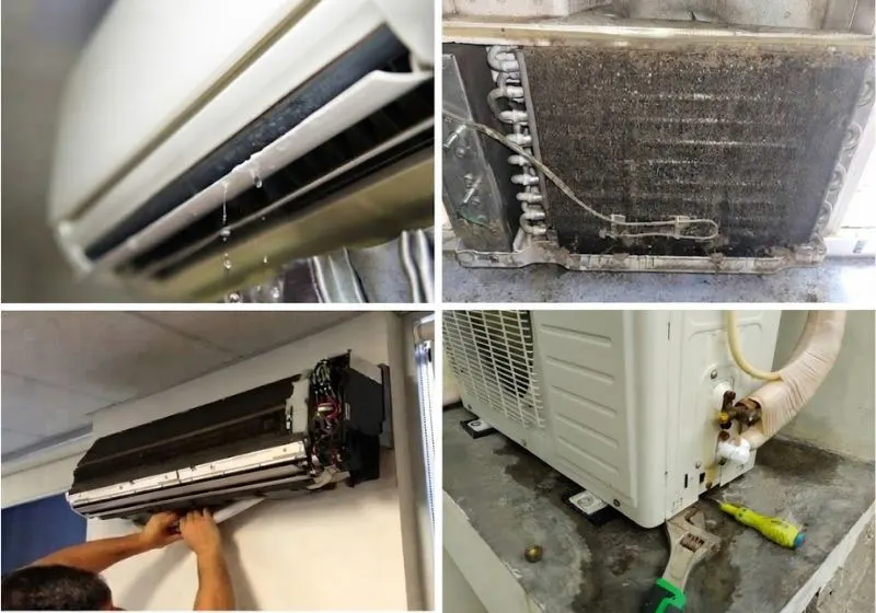 AC Water Leaking From Indoor Unit: Causes and DIY Checks Before Calling a Repair Service
